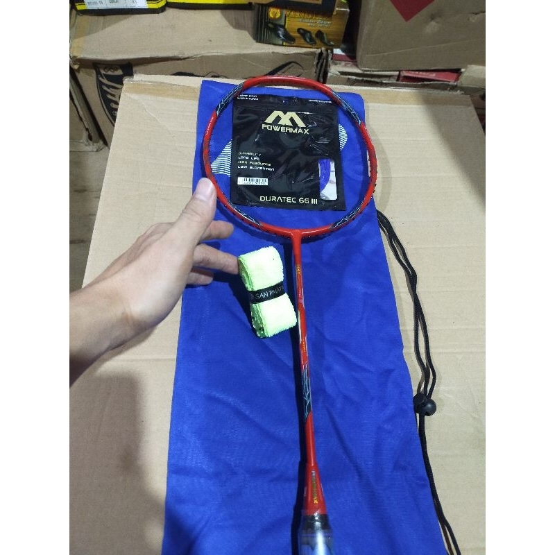 Jual Raket Badminton Power Max Type Max Force III Original Full Set ...