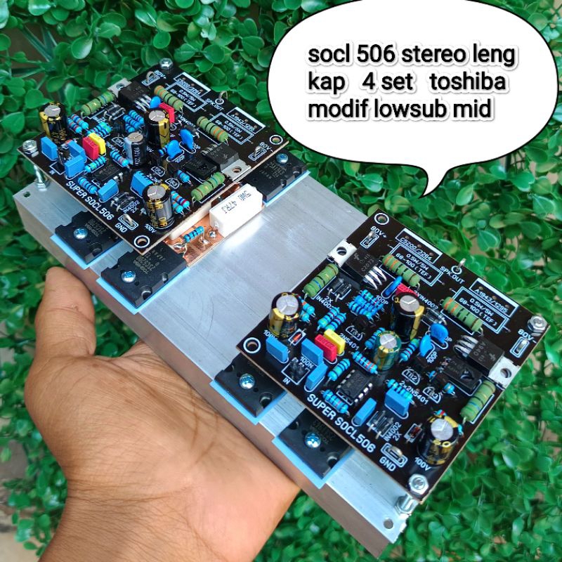 Jual socl 506 stereo 4set toshiba 5200 lengkap siap pakai | Shopee