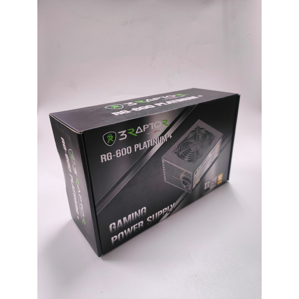 Jual Power Supply Raptor RG600 Platinum Gaming Power Supply Kabel Flat ...