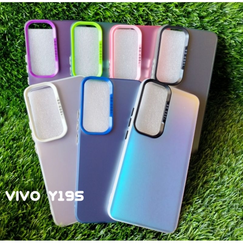 Jual CASE IMD HYBRID PLATE HOLOGRAM VIVO Y19S SILIKON MACARON TERBARU ...