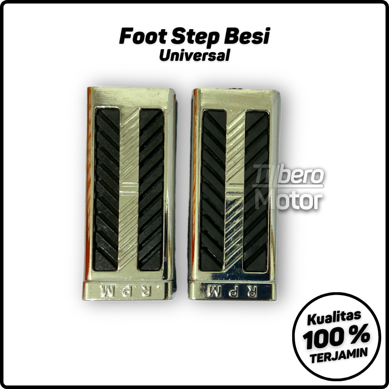 Jual Foot Step Besi Depan Variasi Pedal Motor Universal | Shopee Indonesia
