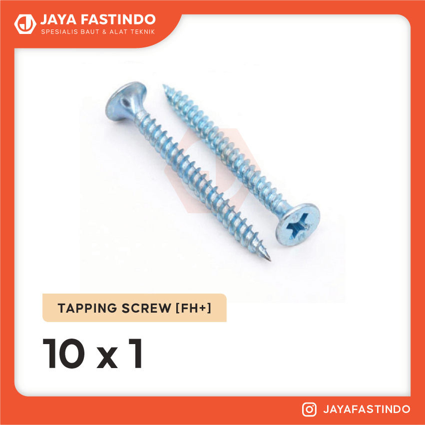 Jual TAPPING SCREW FH 10x1