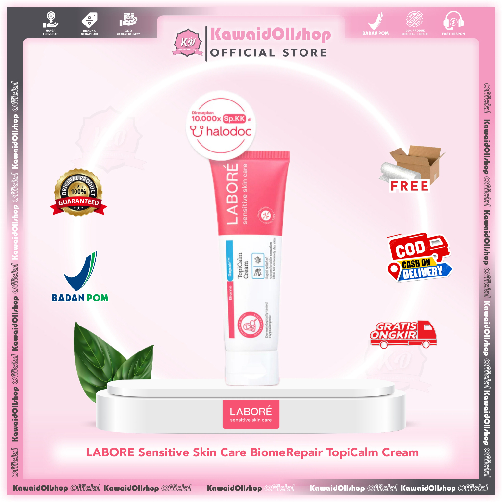 Jual LABORÉ Sensitive Skin Care BiomeRepair TopiCalm Cream 20ml/85ml ...