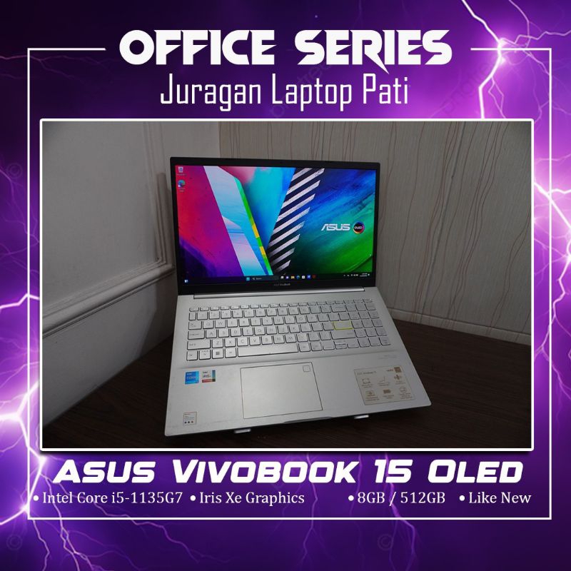 Jual Laptop Kerja/Sekolah/Coding Asus Vivobook 15 Oled Intel Core i5 ...
