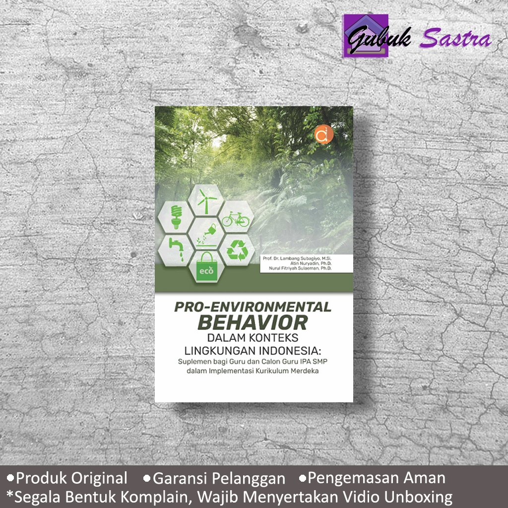 Jual Buku Pro-Environmental Behavior dalam Konteks Lingkungan Indonesia ...