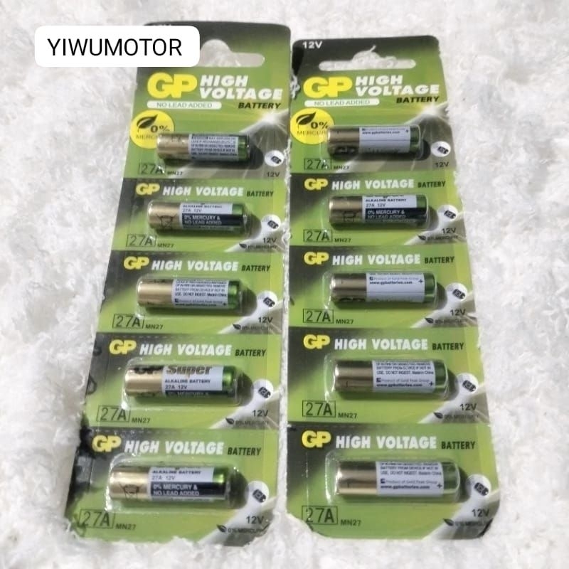Jual BATERAI 27A REMOT MOBIL /MOTOR 27A 12V /BATTERY GP27A ORIGINAL ...