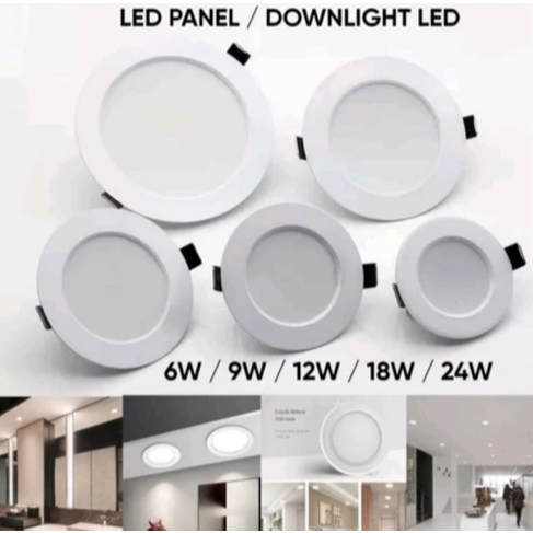 Jual LED Downlight Inbow 6/9/12/15/18/24 Watt / Downlight Panel ...