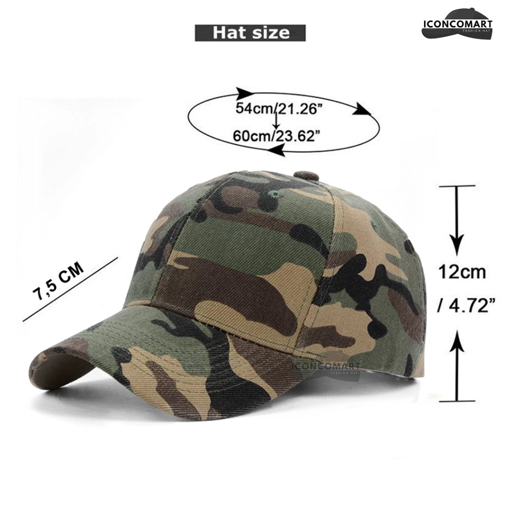 Jual TOPI BASEBALL TENTARA CAP ARMY CAMOUFLAGE / TOPI LORENG - W-3301 ...