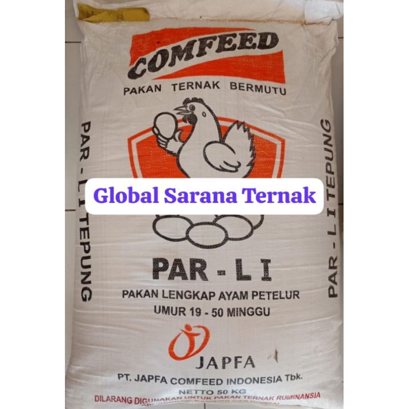 Jual Pakan Ayam Petelur 19-50 minggu (PAR-LI COMFEED) Repack 1 kg ...