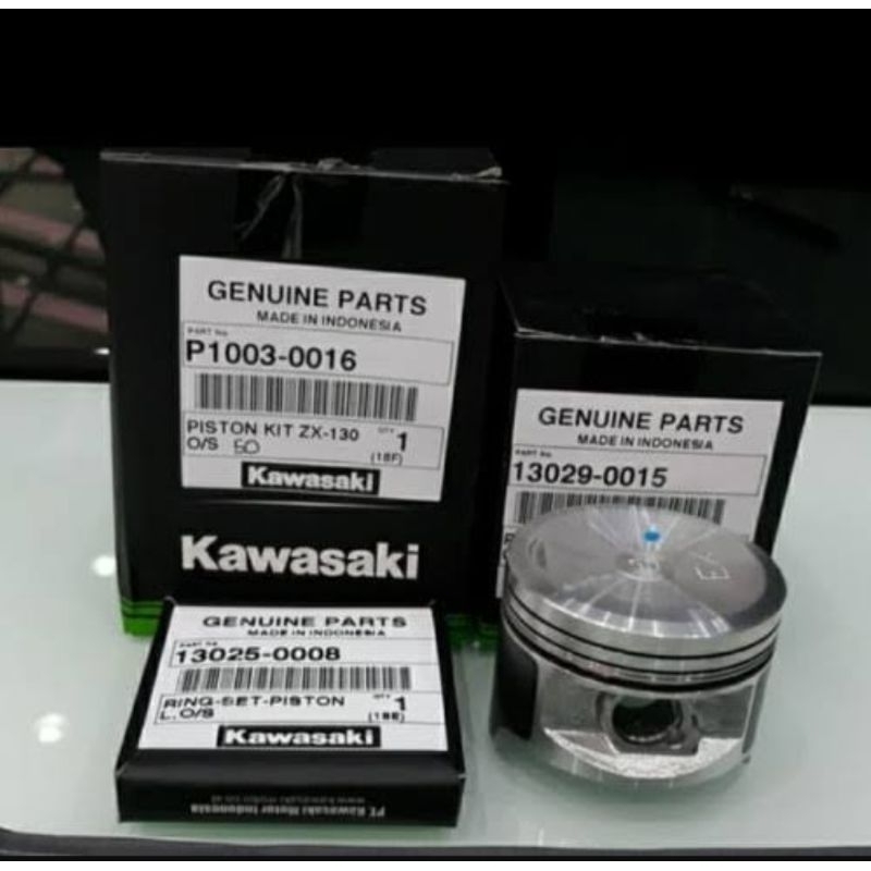 Jual piston seher kit set oversize over size os 50 kawasaki zx 130 ...
