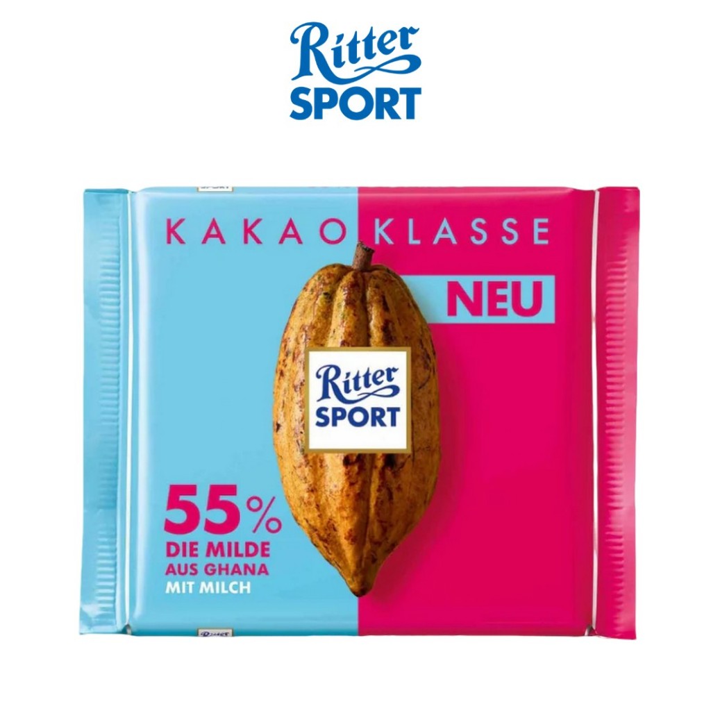 Jual Ritter Sport Cocoa 55% 100gr Dark Chocolate Coklat Original ...