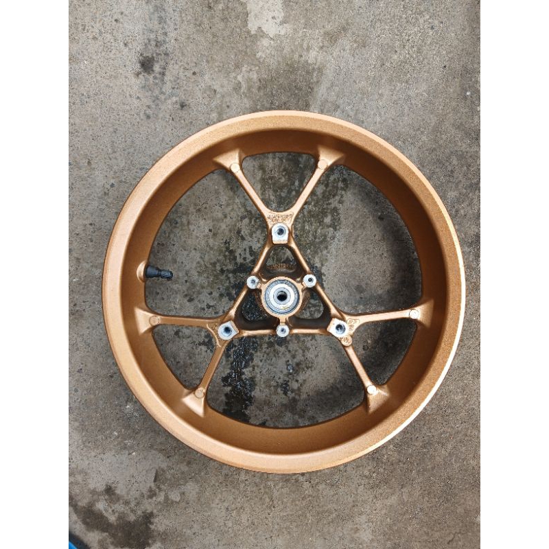 Jual Velg Yamaha Aerox Gold Depan Belakang | Shopee Indonesia