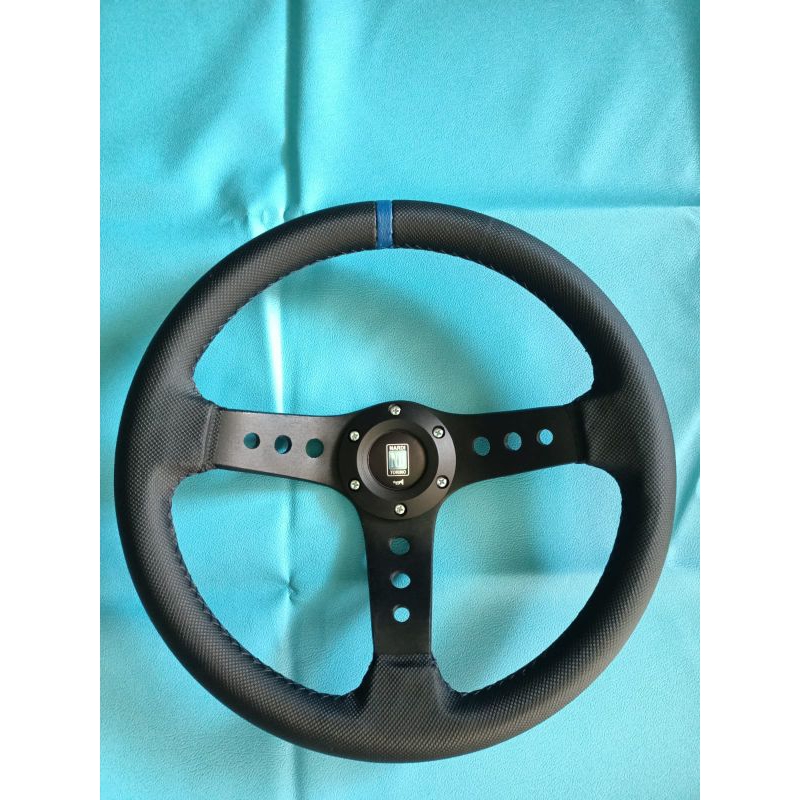 Jual Setir Mobil Racing Sport Strip Biru dengan Macam-macam Klakson ...