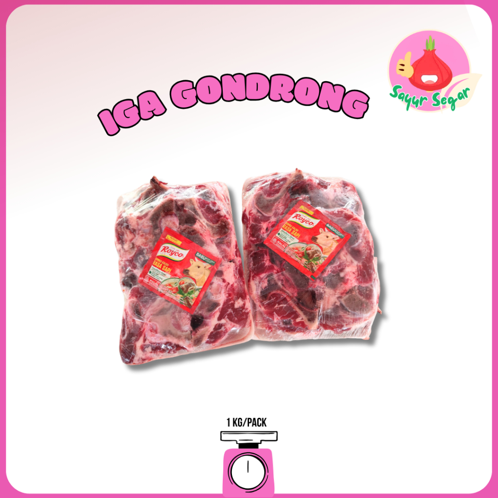 Jual Sayur Segar - Iga Gondrong Pack 1kg / Ribs | Shopee Indonesia