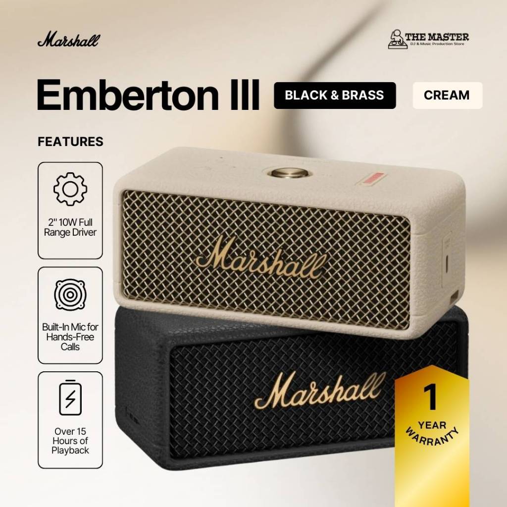 Emberton Ⅲ EMBERTON3-CREAM Cream Marshall Emberton Iii Compact