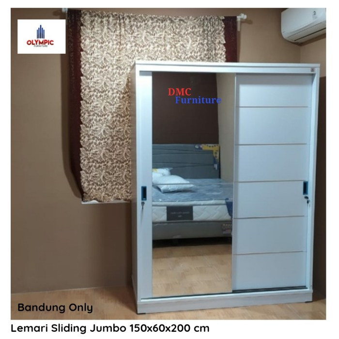 Jual Lemari Baju Pakaian Pintu Sliding Jumbo Wds Palazio Olympic