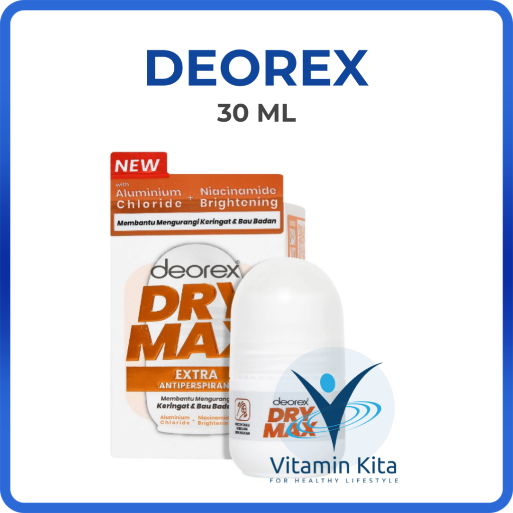 Jual DEOREX DRYMAX ANTIPERSPIRANT 30ML | Shopee Indonesia