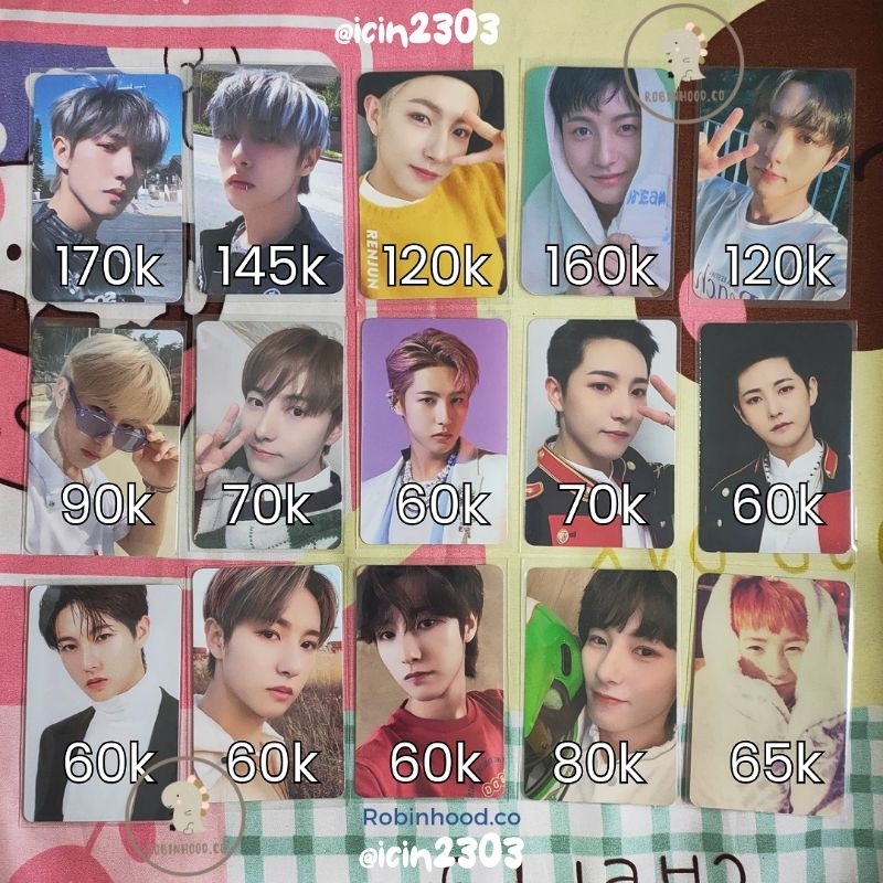 Jual Official Photocard Pc Hd Renjun Nct Dream Istj Everline The Dream