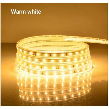 Lampu Selang Led Strip Smd 5050 220V Paket 1 10 Meter Free Soket 1Pcs (Sudah Pasang Soket) Ac