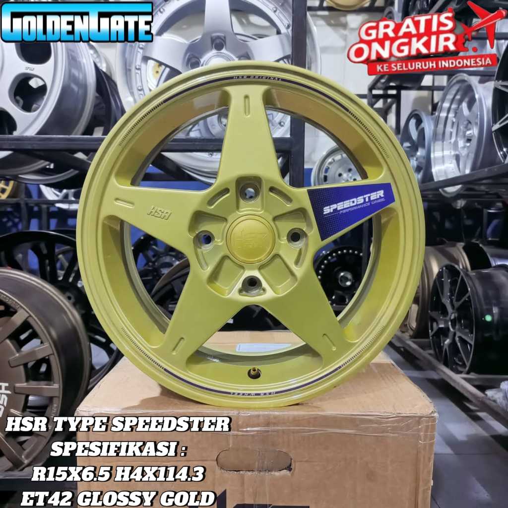 Jual velg mobil hsr type speedster r15 baut 4 untuk livina avanza ...