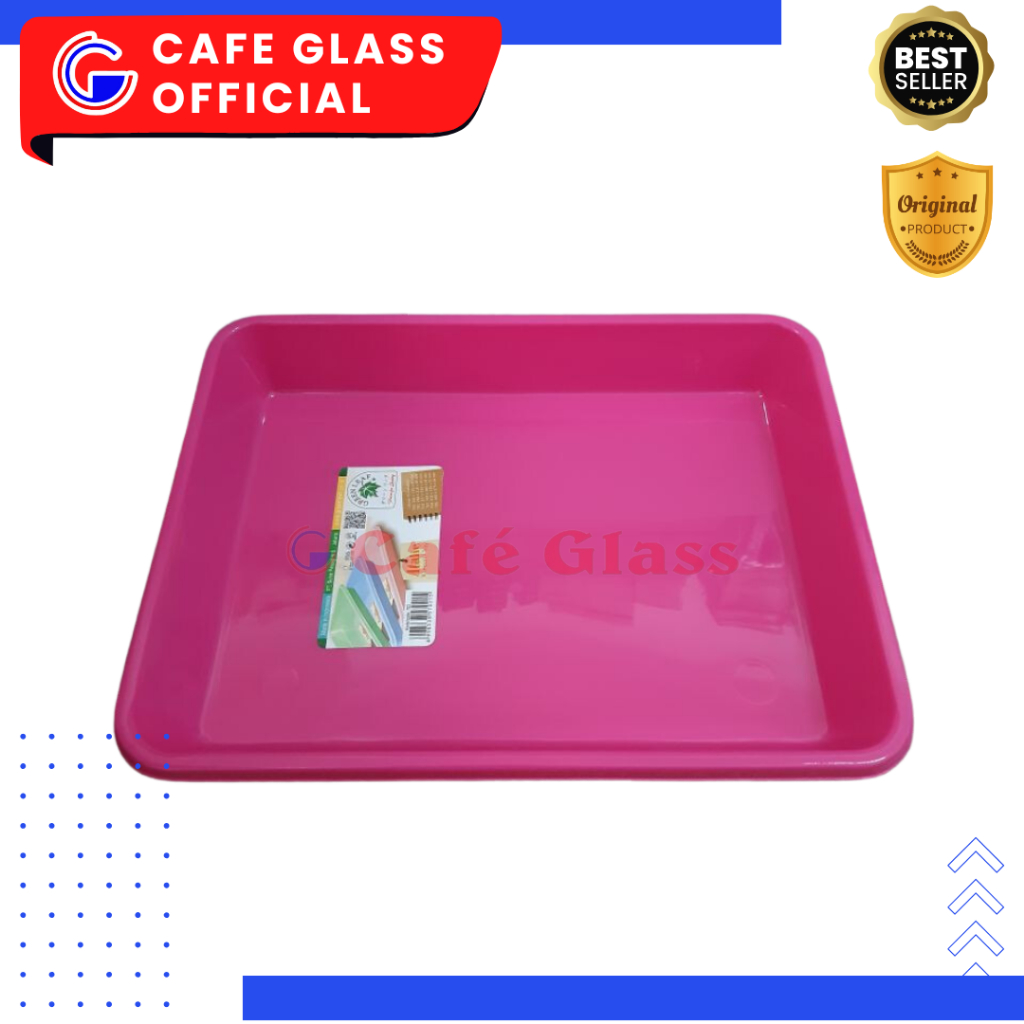 Nampan Hantaran Plastik-Gl-702-Nampan Kue Plastik-Nampan Segi Atalie