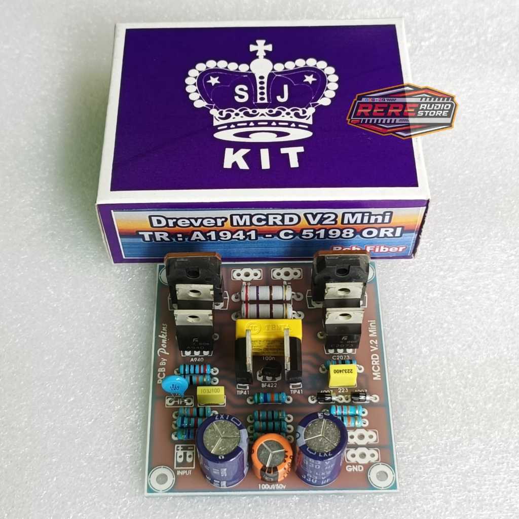 Jual Driver Power Amplifier MCRD V2 Mini Bostrap FR4 Fiberglass