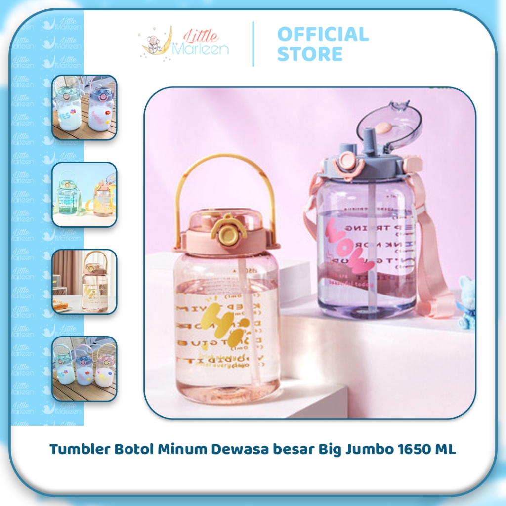 Jual Tumbler Botol Minum Dewasa besar Big Jumbo 1650 ML | Shopee Indonesia