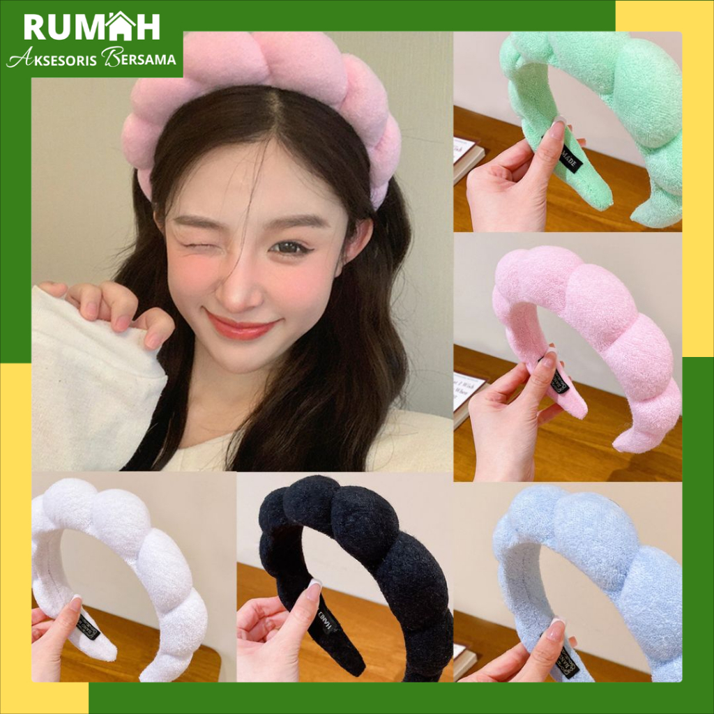 Jual RAB BD543 Bando Shell Busa Tebal Jumbo Aksesoris Rambut Wanita ...