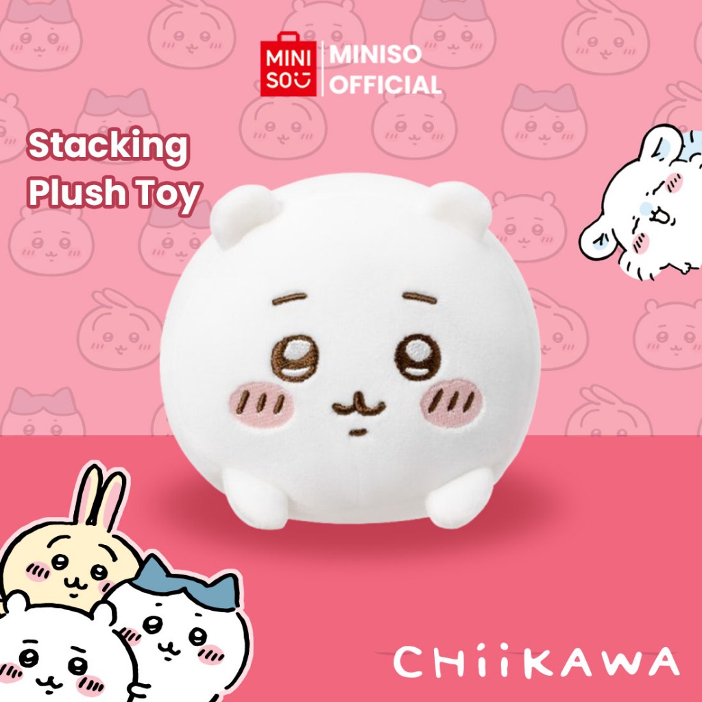 Jual Miniso x Chiikawa Collection Stacking Plush Toy Boneka Bentuk Lucu ...