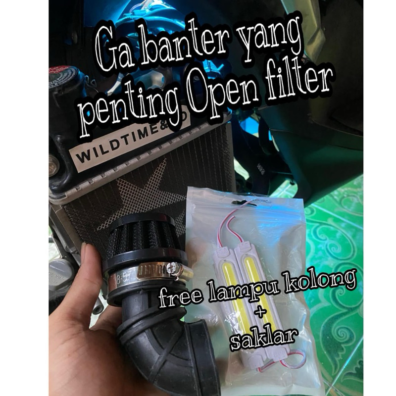 Jual Open Filter Jamur universal motor injeksi aerox/nmax/vario/ pcx ...