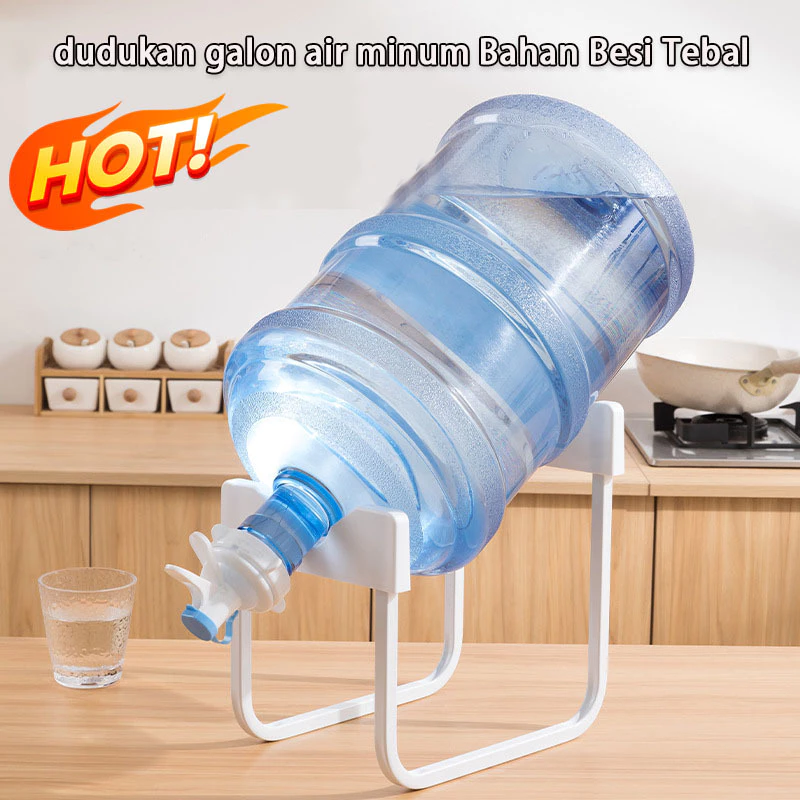 Rak Galon Besi dan Kran Air Dudukan Galon Kran Food Grade Rak Galon Air Mineral dan Kran Air - 1 SET