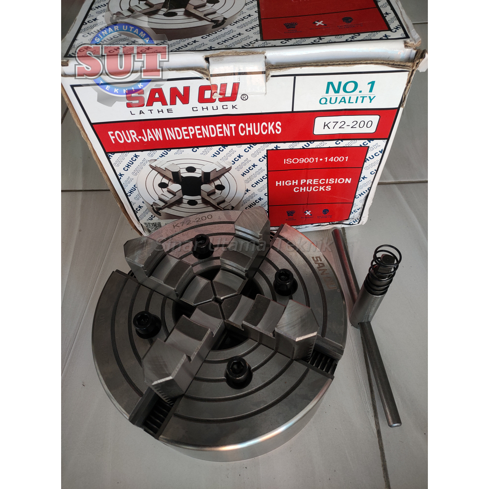 旋盤12インチ スクロールチャック （旋盤チャック 200mm 4 爪