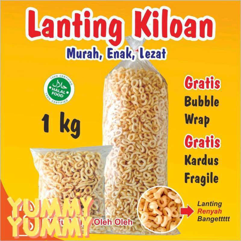 Jual Paling Murah Lanting Kiloan Enak dan Gurih Khas Kebumen | Shopee ...