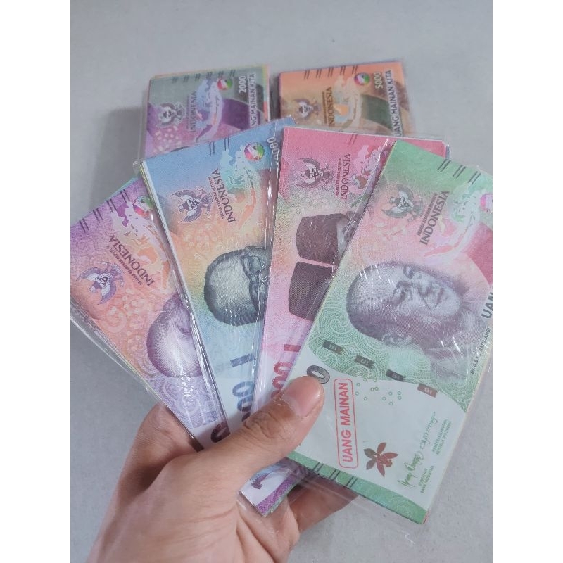 Jual 10pck uang mainan isi 250 lembar / uang mainan mahar / mainan ...