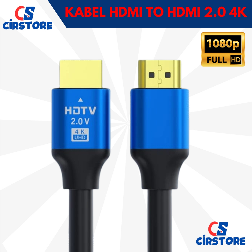 Jual Kabel Hdmi 10 M/ HDMI to HDMI 4K 3D Round Cable Untuk HDTV LCD ...