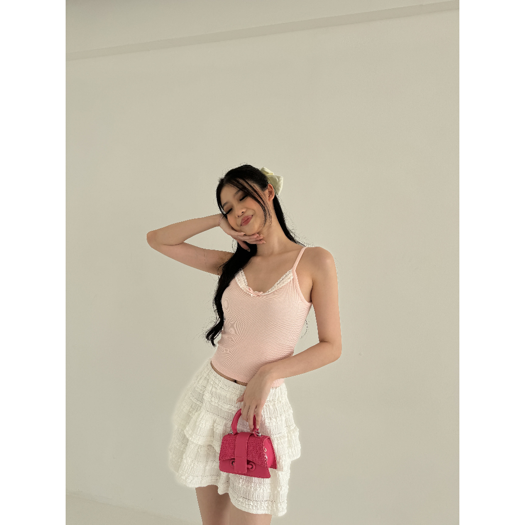 Jual Snatched SUZI Tank Top - CropTank Top Atasan Wanita - Knit Iner ...