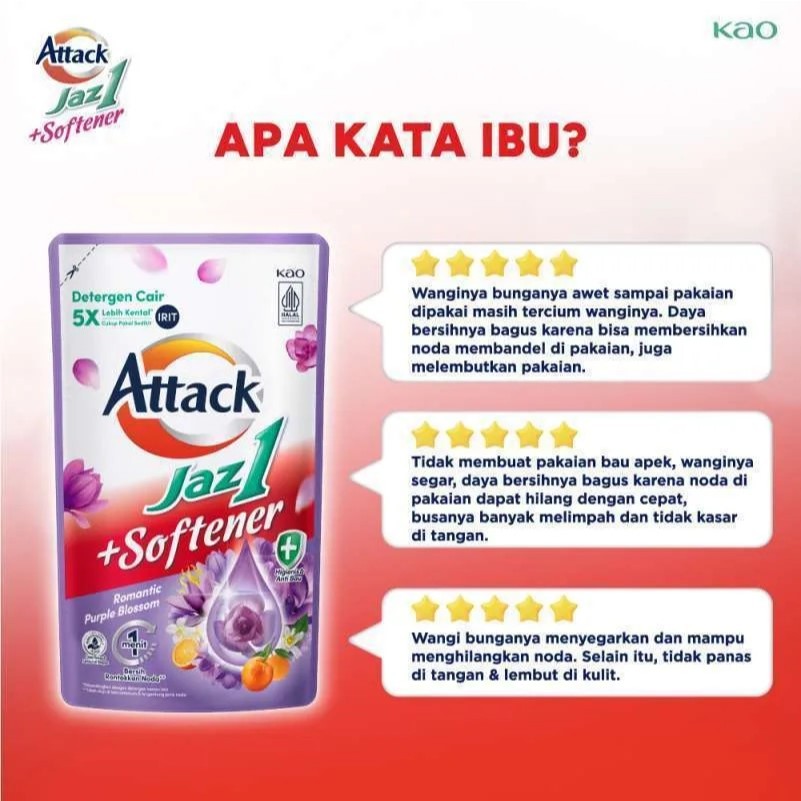 Jual Attack Jaz1 Liquid Purple Blossom 700 gr dan Attack Jaz1 Liquid ...