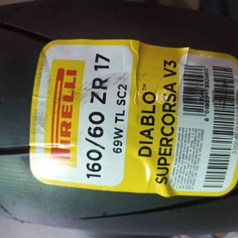 Jual BAN PIRELLI DIABLO SUPERCORSA V3 (import) | Shopee