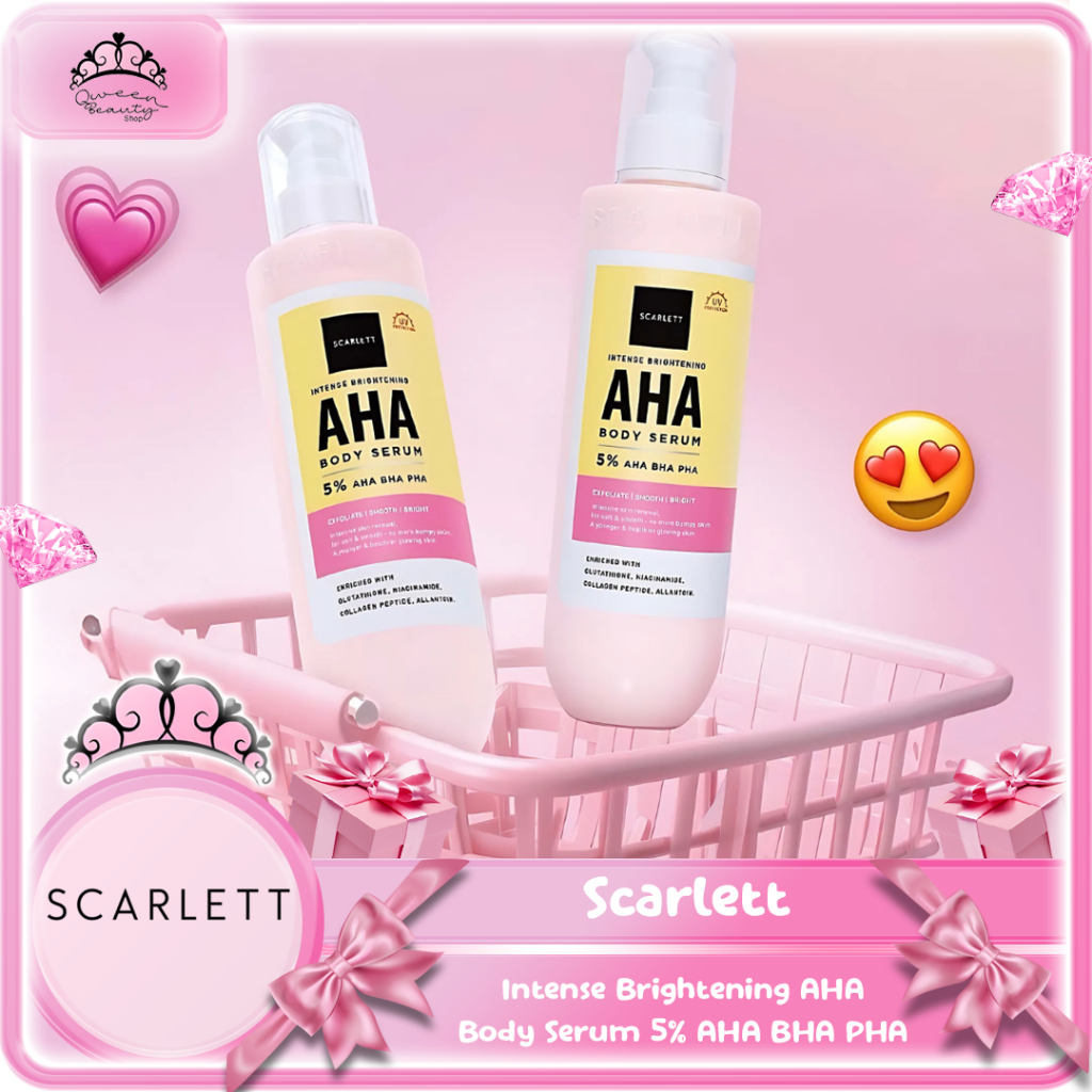 Jual Scarlett Intense Brightening AHA Body Serum 5% AHA BHA PHA (NEW ...