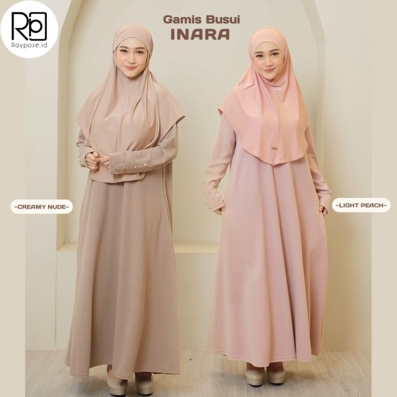 Jual RAYPOSE - HQ Gamis Busui Inara Premium Maxi Dress Kaos Knit ...