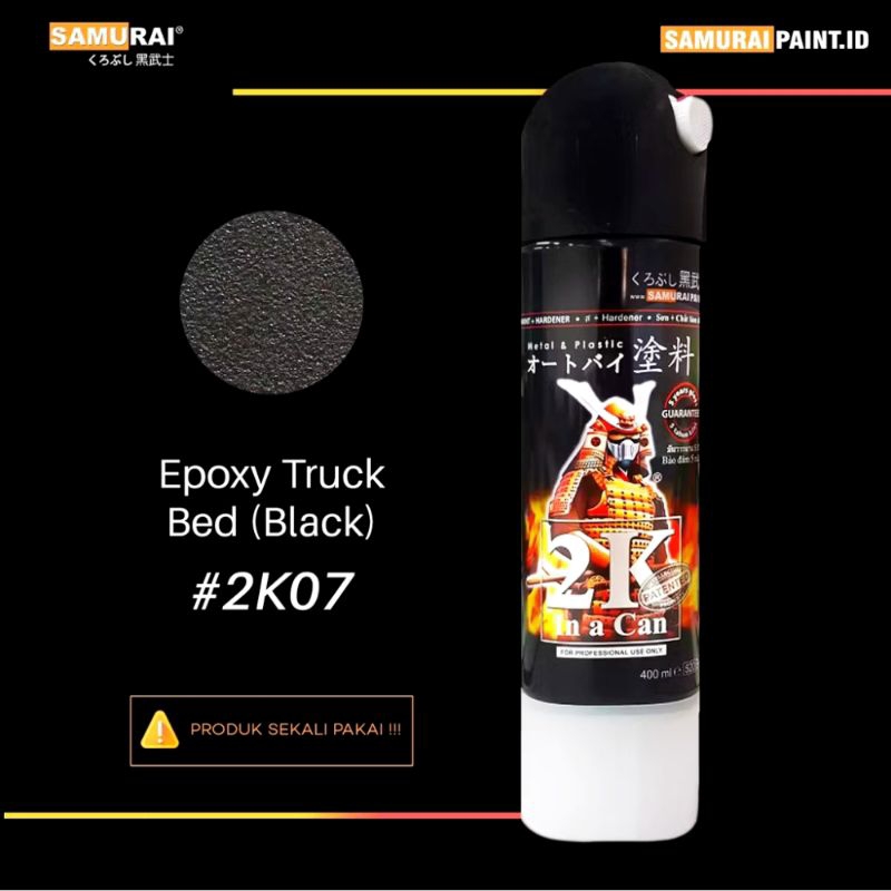 Jual SAMURAI PAINT #2K07 EPOXY TRUCKBED WRINGKEL BLACK CAT SEMPROT ...