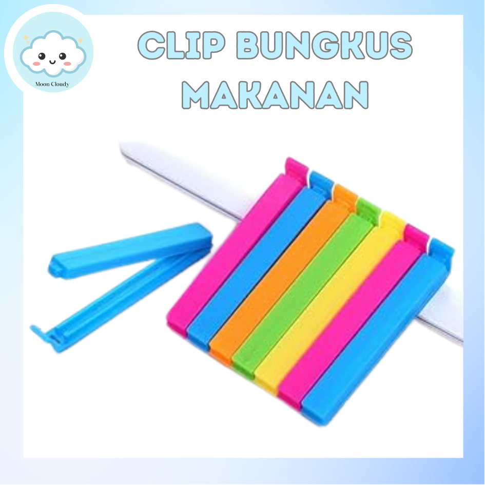 Jual Clip Food Penjepit Plastik Bungkus Makanan Snack Klip Plastik ...