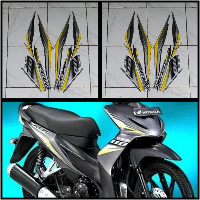 Jual STIKER STRIPING LIS LES POLET PLAT PLISIR BODY MOTOR HONDA REVO ...