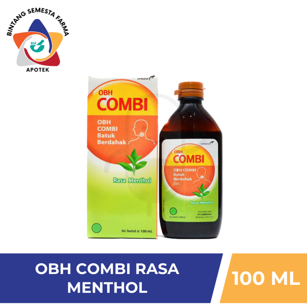 Jual OBH COMBI RASA MENTHOL 100ML | Shopee Indonesia