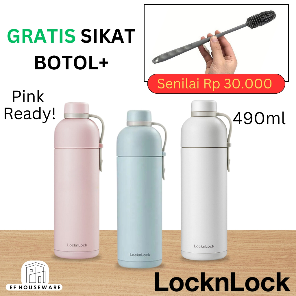 Jual LocknLock Belt Botol Minum 490ml Panas & Dingin LHC4267 | Shopee ...