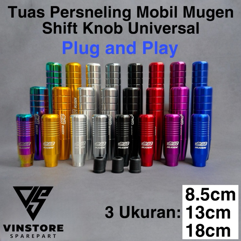 Jual Shift Knob Mugen Universal Tuas Persneling Handle Mobil Gear Shift ...