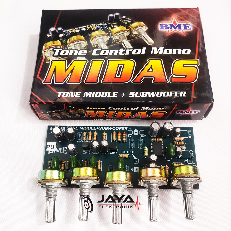 Jual Tone Control Mono Middle dan subwoofer MIDAS BME | Shopee Indonesia