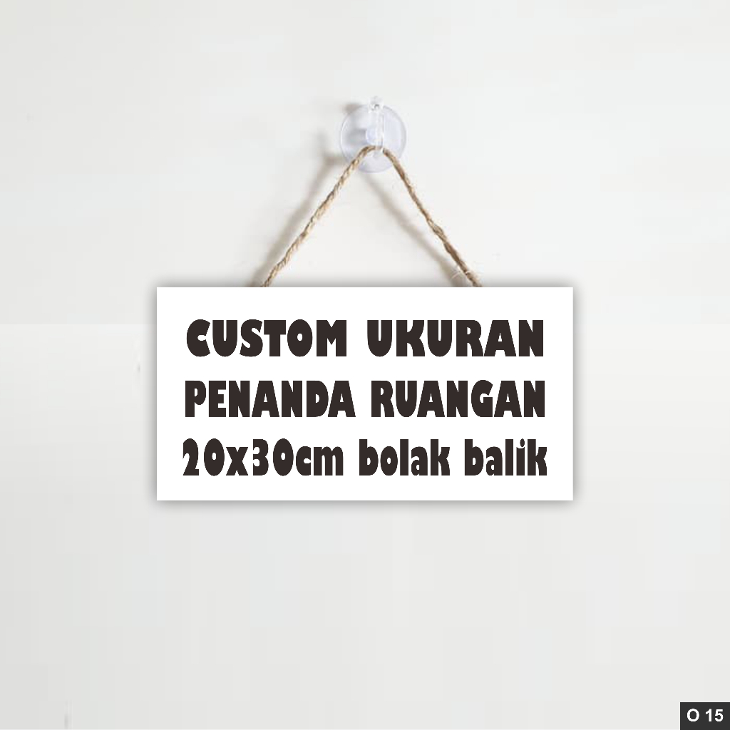 Jual Custom 20x30cm Penanda Toko Ruangan Open Close Buka Tutup O15 ...