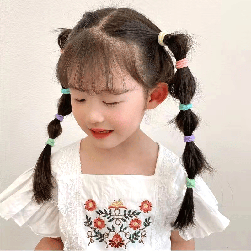 Jual *Miyeon* 518 Ikat Rambut 100pcs Korea Model Donat Elastis Mini ...