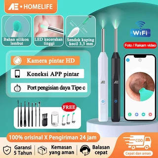 AE Korek Kuping Kamera / HD Pembersih Telinga Kamera Korek Pembersih Kuping Bayi WIFI Hubungkan APP